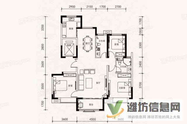 福樂多近 利昌學 校旁 濰城大盤電梯洋房南北通透三室兩廳兩衛