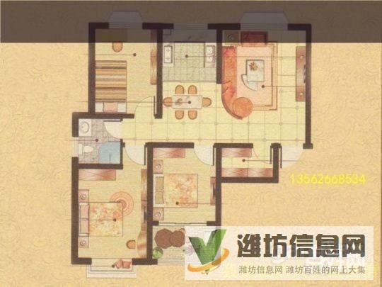 火車站商圈近 三室兩廳 南北通透 全明戶型 滿五唯