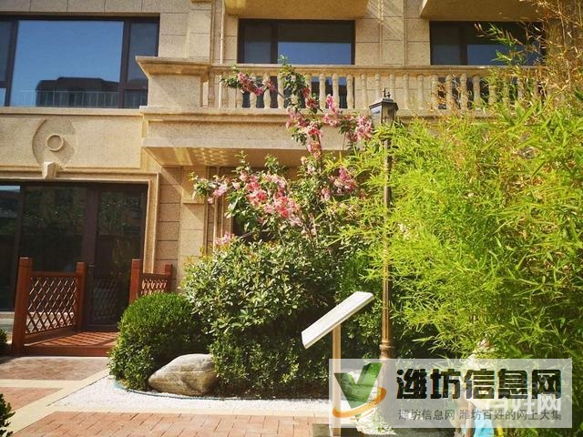 萬達近陽光假日白浪河畔 四層墅質洋房一樓帶院送負一