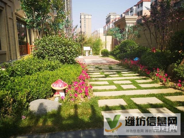 萬達近陽光假日白浪河畔 四層墅質洋房一樓帶院送負一