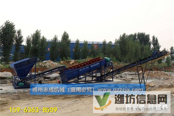 移動式破碎鵝卵石制砂生產線很賺錢?