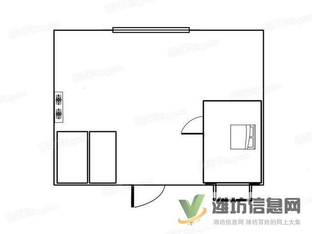 萬達 金都時代新城近 1室1廳1衛 全套家具家電 拎包入住