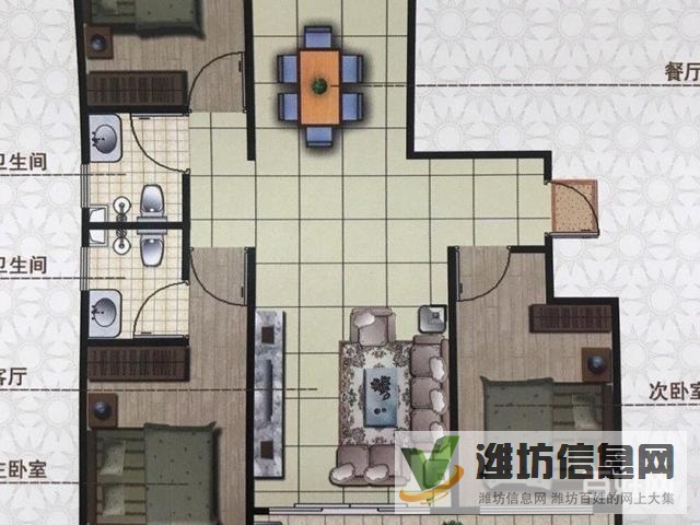 水岸陽光贈送裝修大H戶型現房即買即住三臥雙廳雙衛樓間距70米