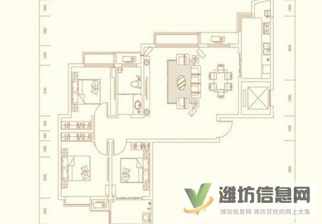 附屬醫(yī)院近!虞河畔!德潤玫瑰熙園!123平!超大客