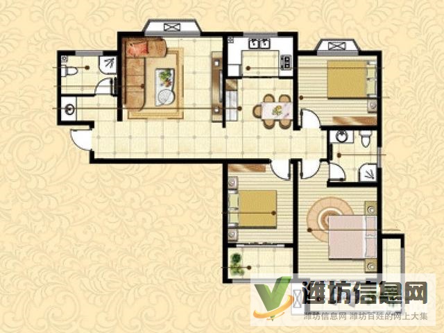 降價急售,奧文國際城豪華裝修婚房,三室兩廳家電全送110萬