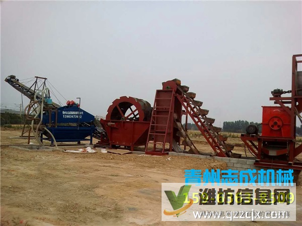 日產200的石子制砂洗砂機械設備生產線