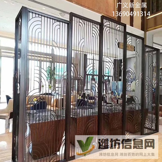 不銹鋼隔斷屏風(fēng)裝飾