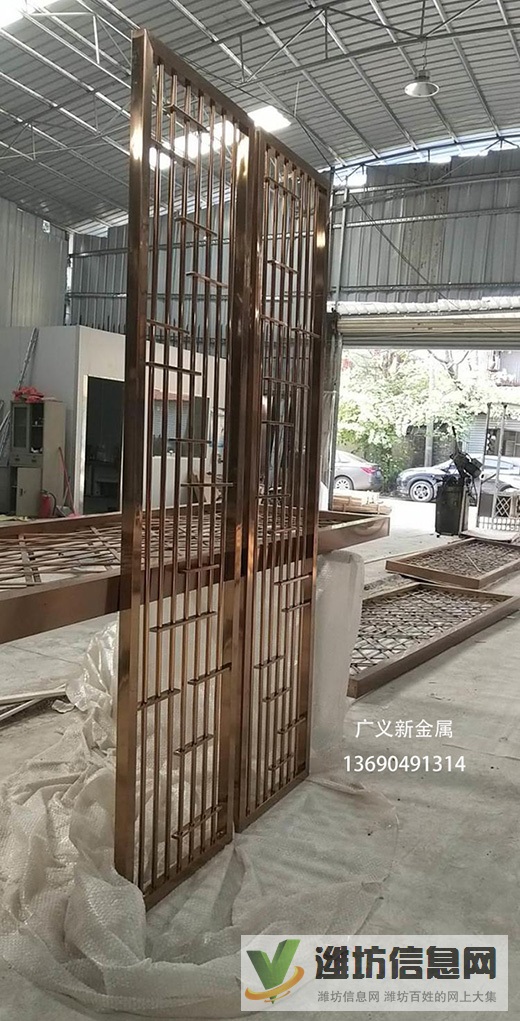 不銹鋼隔斷屏風(fēng)裝飾