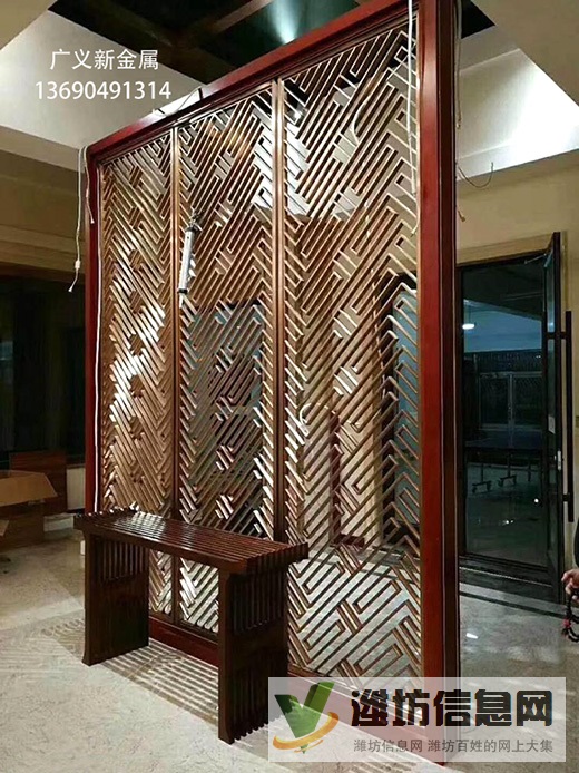 不銹鋼隔斷屏風(fēng)裝飾